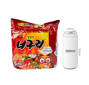 Nongshim's strong Korean raccoon 120G 5 ea