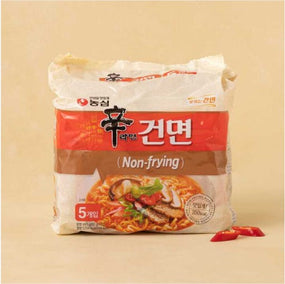 Nongshim Shin Ramen, 97g dried noodles, 5 pieces